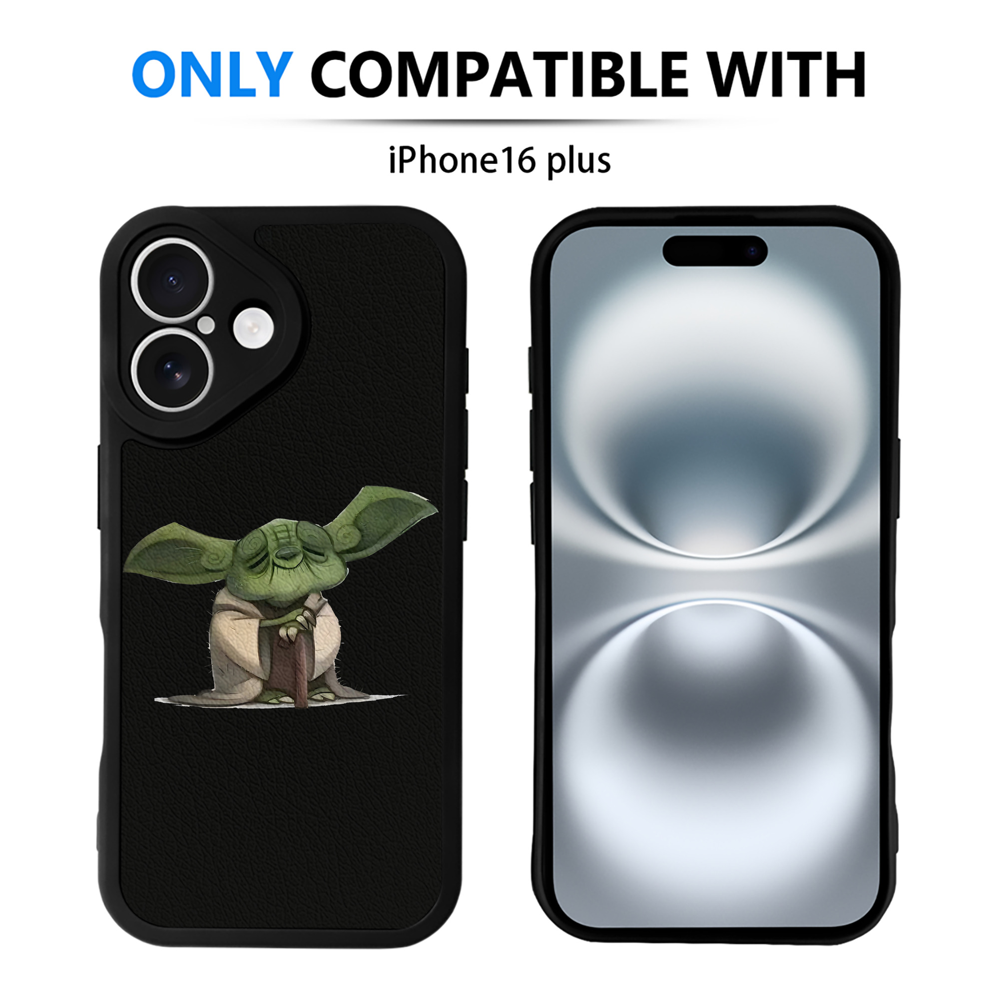 （画像用） スター・ウォーズ Star Wars 【iPhone 16シリーズ対応】シリコンスマホケース（レザー調） 材質：シリコン